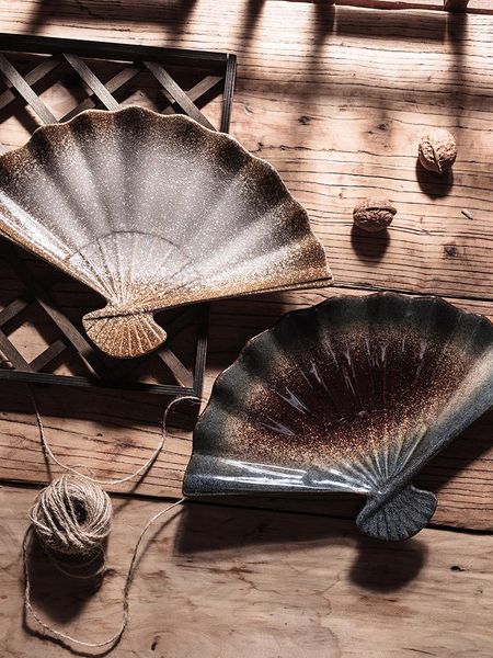 dishes & plates japanese and korean fan plate el tableware household dish special shaped sushi fruit dessert
dishes & plates japanese and korean fan plate el tableware household dish special shaped sushi fruit dessert