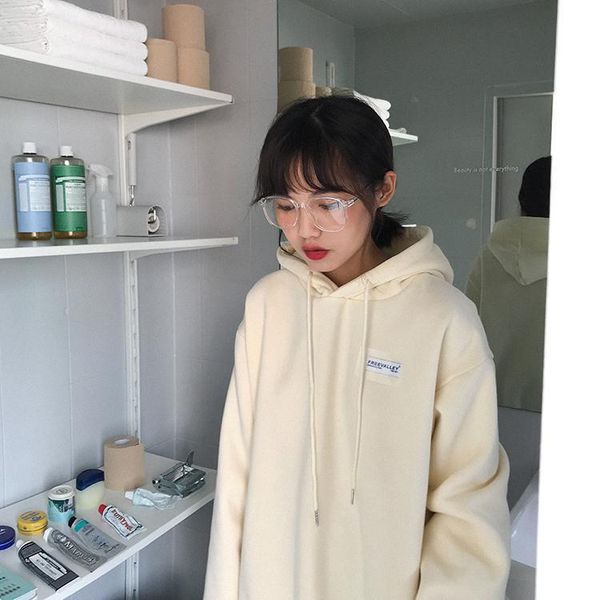 women's hoodies & sweatshirts 8 colors autumn and winter korean style candy color plus velvet thicking womens loose (f3825), Black
women's hoodies & sweatshirts 8 colors autumn and winter korean style candy color plus velvet thicking womens loose (f3825), Black