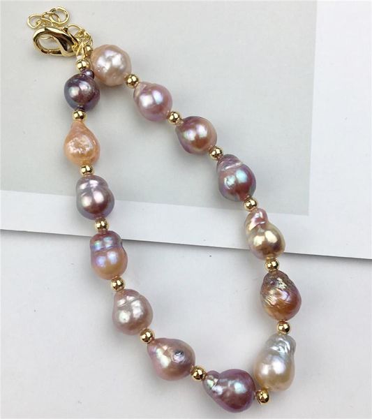 beaded, strands habitoo natural multicolor 8-9mm baroque reborn keshi pearl gold beads mix bracelet bangle women fine jewelry charming gifts, Black
beaded, strands habitoo natural multicolor 8-9mm baroque reborn keshi pearl gold beads mix bracelet bangle women fine jewelry charming gifts, Black