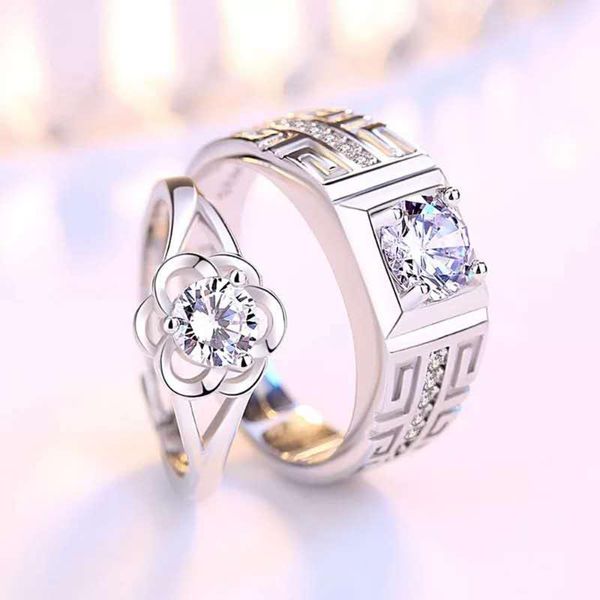 2pcs classic resizeable flower crystal couple ring wedding engagement adjustable cz valentine day gift drop cluster rings, Golden;silver
2pcs classic resizeable flower crystal couple ring wedding engagement adjustable cz valentine day gift drop cluster rings, Golden;silver