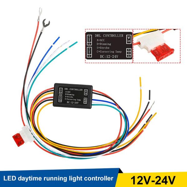 emergency lights universal 12-24v drl strobe controller flasher module daytime running light dimming turn signal control
emergency lights universal 12-24v drl strobe controller flasher module daytime running light dimming turn signal control