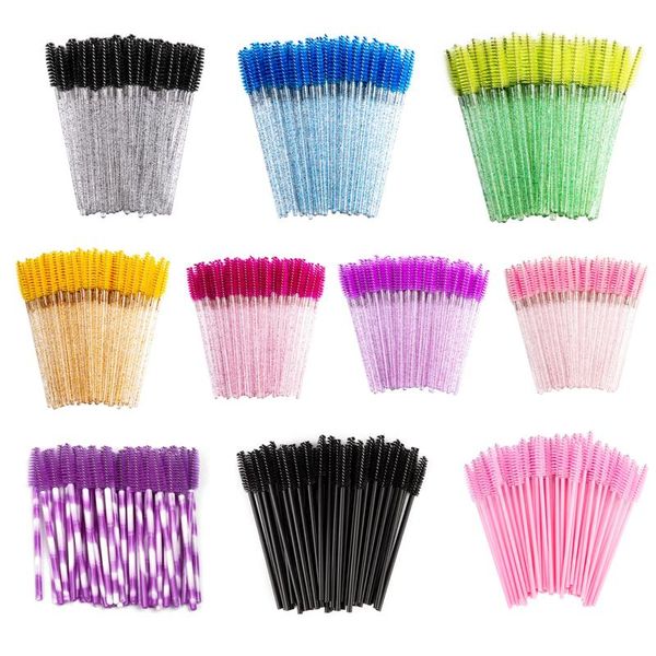 makeup brushes 50pcs eyelash crystal disposable mascara wands applicator eyelashes cosmetic brush extension tool kit
makeup brushes 50pcs eyelash crystal disposable mascara wands applicator eyelashes cosmetic brush extension tool kit