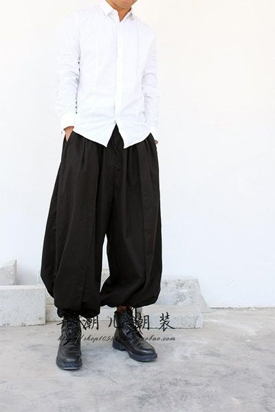 men's pants korean style trendy casual bloomers harem nine-point plus size fashion trousers, Black
men's pants korean style trendy casual bloomers harem nine-point plus size fashion trousers, Black