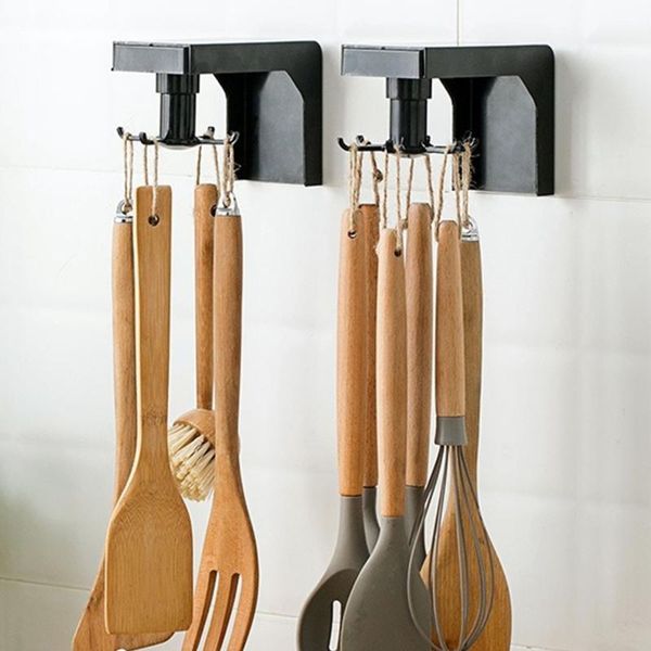 hooks & rails 1pc retractable hook 360° rotatingperforation-kitchen wall shelf 14x10cm
hooks & rails 1pc retractable hook 360° rotatingperforation-kitchen wall shelf 14x10cm
