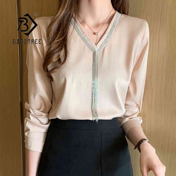 tassel new arrival satin shirts v necks loose solid color blouses women clothes tube spring fall t12201x 210419, White
tassel new arrival satin shirts v necks loose solid color blouses women clothes tube spring fall t12201x 210419, White