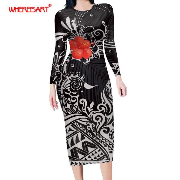 casual dresses whereisart vintage polynesian tribal tattoo with plumeria print women's long sleeve bodycon office lady pencil dress, Black;gray
casual dresses whereisart vintage polynesian tribal tattoo with plumeria print women's long sleeve bodycon office lady pencil dress, Black;gray