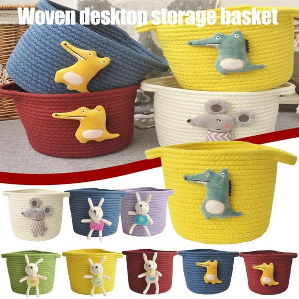 storage bags handmade cotton woven basket cartoon deskcosmetics practical delicate durable
storage bags handmade cotton woven basket cartoon deskcosmetics practical delicate durable