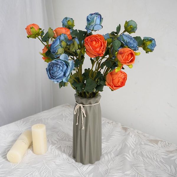decorative flowers & wreaths wedding lulian simulation flower rose ornaments, romantic flowers, holding high-end window shop pography
decorative flowers & wreaths wedding lulian simulation flower rose ornaments, romantic flowers, holding high-end window shop pography