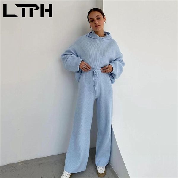 ltph all-match solid casual pant sets two piece set women hooded sweatshirts knitted trousers outfits spring autumn 210423, Black;gray
ltph all-match solid casual pant sets two piece set women hooded sweatshirts knitted trousers outfits spring autumn 210423, Black;gray
