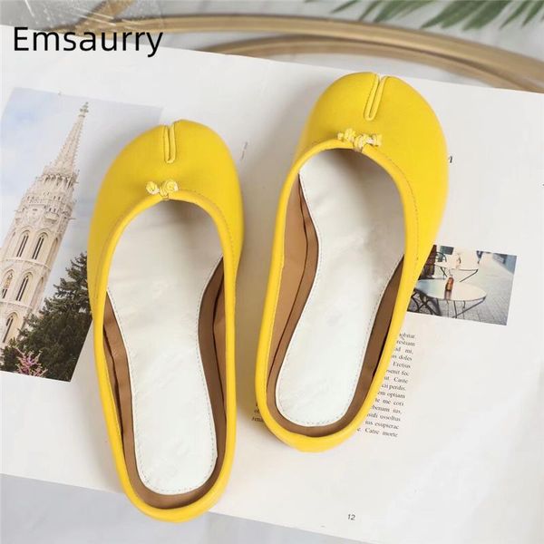 slippers genuine leather little bowtie women slip-on outwear mules unique split toe flat shoes spring autumn woman, Black
slippers genuine leather little bowtie women slip-on outwear mules unique split toe flat shoes spring autumn woman, Black