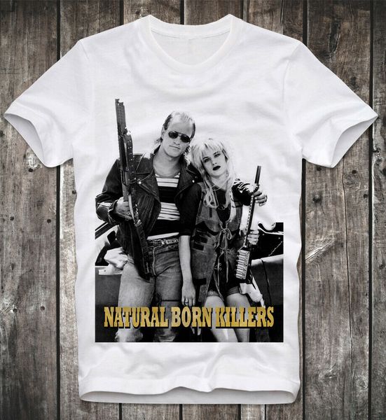 t-shirt natural born killers movie woody harrelson cult serial killer tarantino, White;black
t-shirt natural born killers movie woody harrelson cult serial killer tarantino, White;black