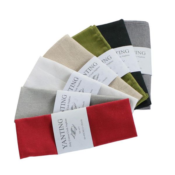 table napkin 30x45cm durable cloth napkins plates polyester flax fabric reusable place mat for kitchen dining room wedding decoration
table napkin 30x45cm durable cloth napkins plates polyester flax fabric reusable place mat for kitchen dining room wedding decoration