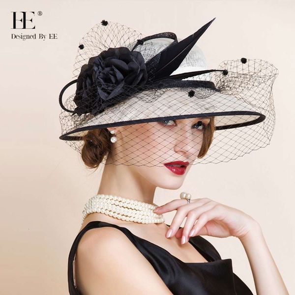 ee elegant british fashion dress linen gauze net feather lady hat girl, Blue;gray
ee elegant british fashion dress linen gauze net feather lady hat girl, Blue;gray