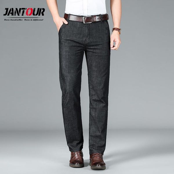 men's jeans brand stretch 2021 business casual straight fit denim pants black blue trousers male plus size 38 40 42
men's jeans brand stretch 2021 business casual straight fit denim pants black blue trousers male plus size 38 40 42