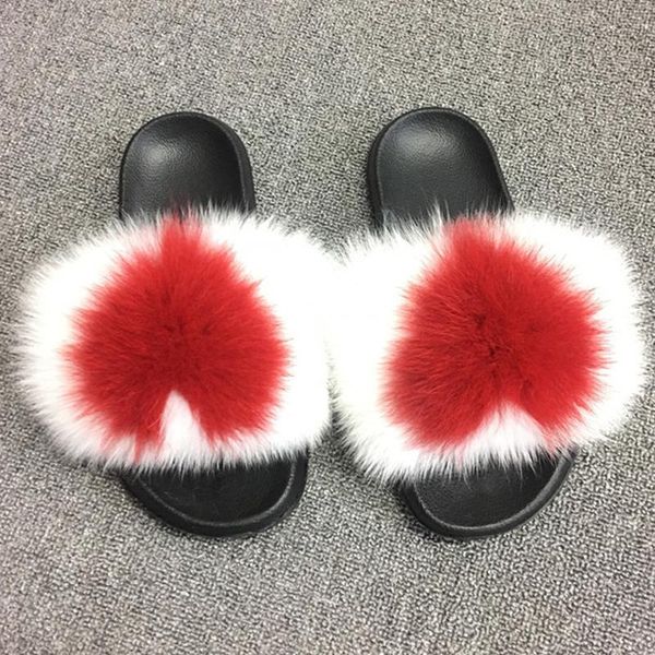ladies fur slippers fashion real hair furry air conditioning shoes outdoor beach, Black
ladies fur slippers fashion real hair furry air conditioning shoes outdoor beach, Black