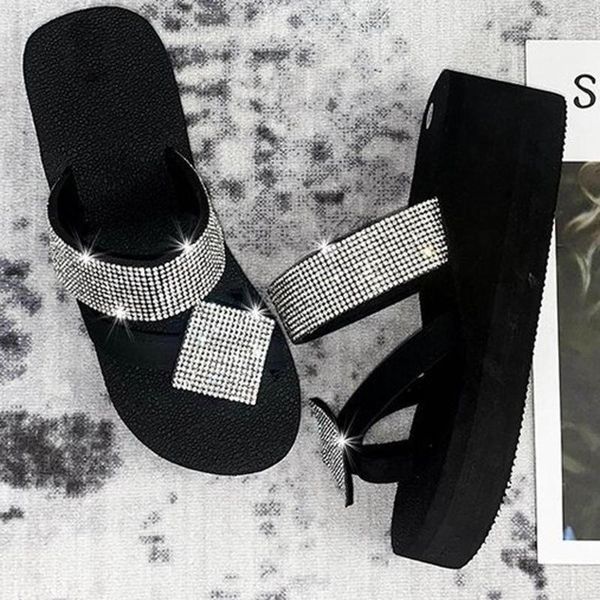 slippers louluen women's fashion color flat-heeled open-toe roman sandals flip flops casual wedge platform flip-flops, Black
slippers louluen women's fashion color flat-heeled open-toe roman sandals flip flops casual wedge platform flip-flops, Black