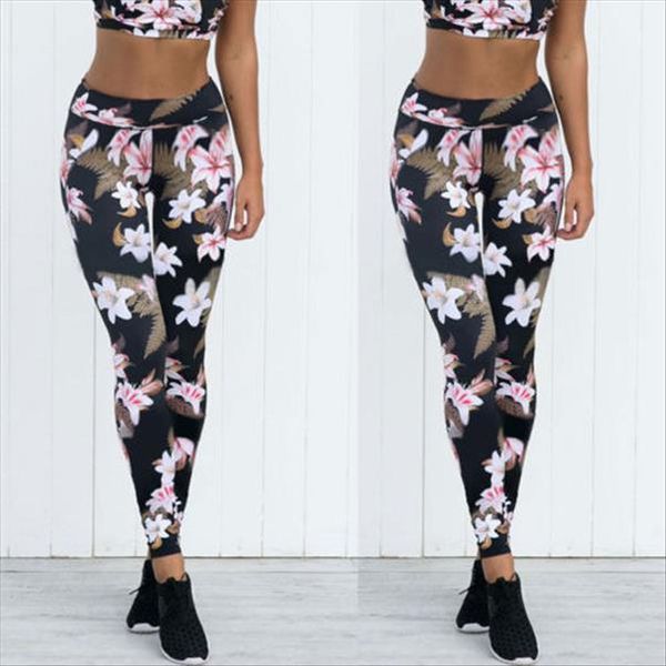 pants fitness running gym women legging exercise sporting trousers high waist print pant, Black
pants fitness running gym women legging exercise sporting trousers high waist print pant, Black