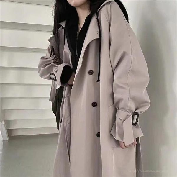 women's wool & blends woman windbreaker coat black retro british style spring medium long korean preppy 2021 fashion loose women oversi
women's wool & blends woman windbreaker coat black retro british style spring medium long korean preppy 2021 fashion loose women oversi