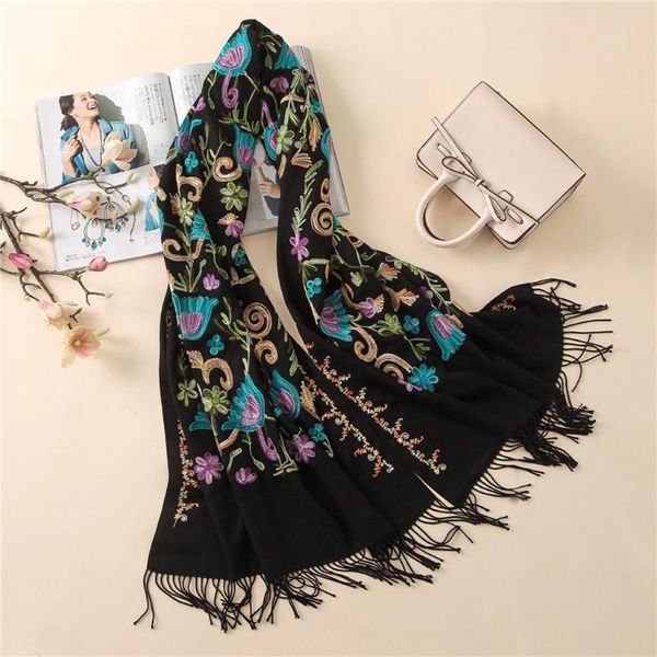 cycling caps & masks tassel fashion women scarf flower print embroidery long soft wrap shawl scarves shawls vintage muslim, Black
cycling caps & masks tassel fashion women scarf flower print embroidery long soft wrap shawl scarves shawls vintage muslim, Black