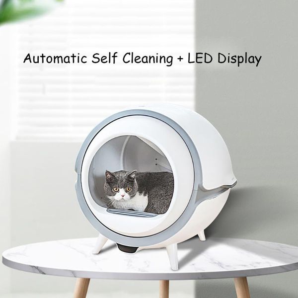 other cat supplies automatic smart litter box self cleaning cats toilet sandboxe uv sterilization for arenero gato large tray
other cat supplies automatic smart litter box self cleaning cats toilet sandboxe uv sterilization for arenero gato large tray