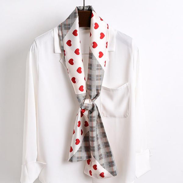 scarves 2021 spring silk scarf brand print long skinny women fashion neckerchief head summer for ladies hair, Blue;gray
scarves 2021 spring silk scarf brand print long skinny women fashion neckerchief head summer for ladies hair, Blue;gray