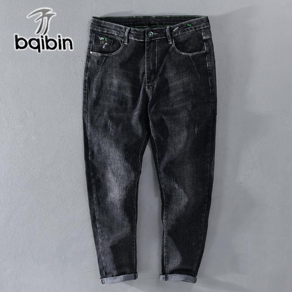 men's jeans 2021 spring style ankle-length cotton men pants brand slim trousers for black spodnie pantalones, Blue
men's jeans 2021 spring style ankle-length cotton men pants brand slim trousers for black spodnie pantalones, Blue