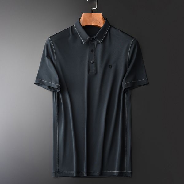 tee shirt shirt summer mens t-shirts luxury turn-down collar short sleeve male t-shirt plus size 4xl hight quality slim fit green man tee, White;black
tee shirt shirt summer mens t-shirts luxury turn-down collar short sleeve male t-shirt plus size 4xl hight quality slim fit green man tee, White;black