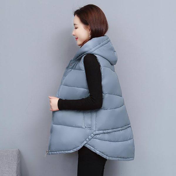 women's vests women winter vest zipper coats hooded down cotton jacket parkas female warm loose plus size mid-length sleeveless, Black;white
women's vests women winter vest zipper coats hooded down cotton jacket parkas female warm loose plus size mid-length sleeveless, Black;white