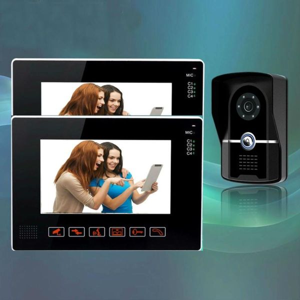 yobangsecurity 9"video audio intercom doorbell video door phone bell access control 1 camera 2 monitor for home security system phones
yobangsecurity 9"video audio intercom doorbell video door phone bell access control 1 camera 2 monitor for home security system phones