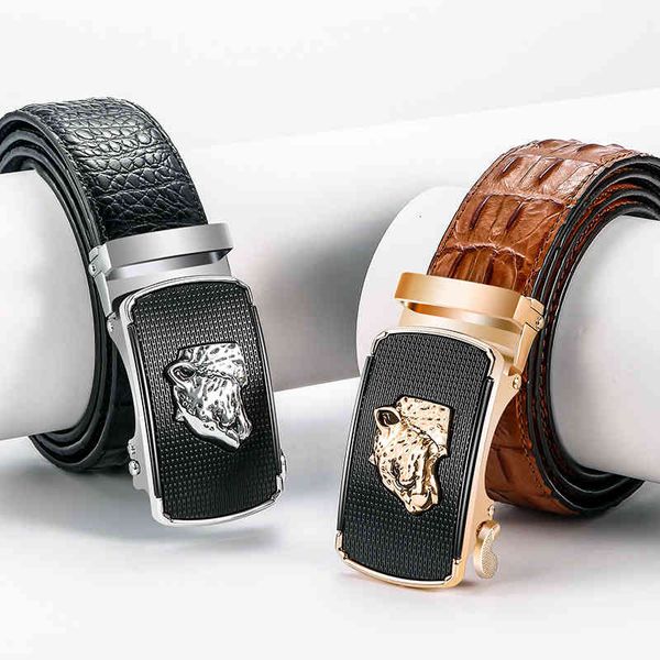 belts leopard head men's real cow leather pants business leisure crocodile automatic buckle youth micro, Black;brown
belts leopard head men's real cow leather pants business leisure crocodile automatic buckle youth micro, Black;brown