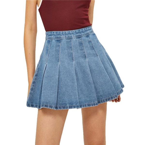 skirts denim mini fashion skirt for women high waist pleated elegant ladies 2021 streetwear party club girl clothes, Black
skirts denim mini fashion skirt for women high waist pleated elegant ladies 2021 streetwear party club girl clothes, Black