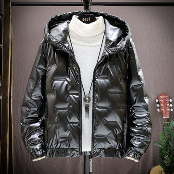 mens glossy thin duck down coat fashion trend windproof warm hooded puffer jacket designer winter luxury bread puff casual jackets for man, Black
mens glossy thin duck down coat fashion trend windproof warm hooded puffer jacket designer winter luxury bread puff casual jackets for man, Black