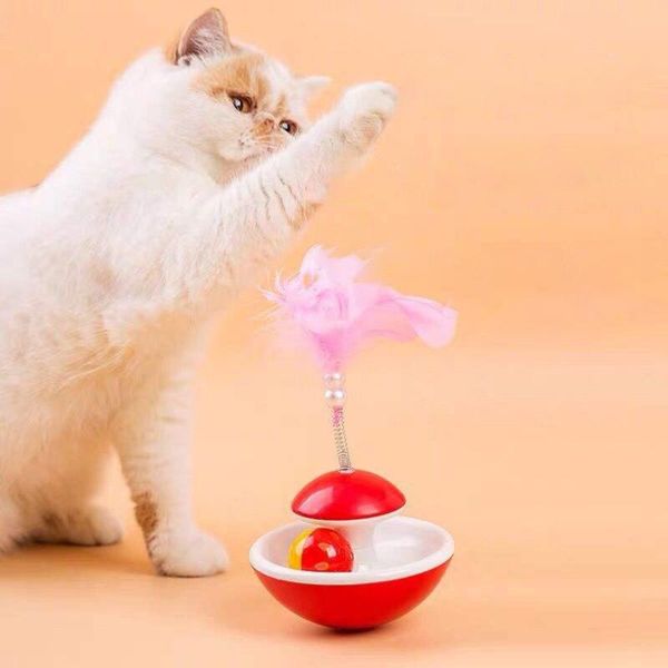 cat toys spring non-falling toy tumbler with feather bell, interactive ball for kitty indoor play and exercise
cat toys spring non-falling toy tumbler with feather bell, interactive ball for kitty indoor play and exercise