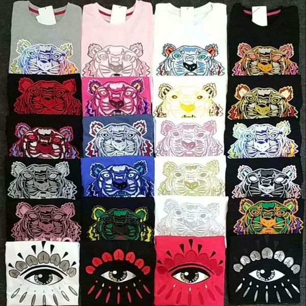 2020 new fashion brand embroidered tiger head t-shirt men's and women's lovers' tiger head printed short sleeve spring and su, White;black
2020 new fashion brand embroidered tiger head t-shirt men's and women's lovers' tiger head printed short sleeve spring and su, White;black