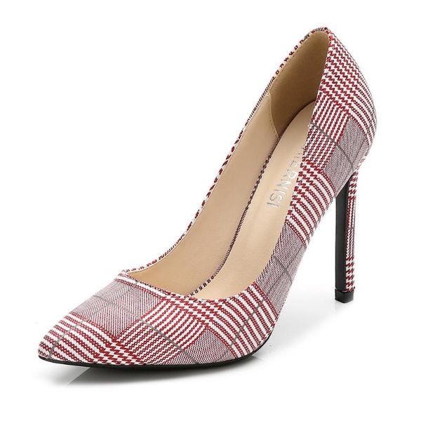 high heels women's shoes pointed striped cloth stiletto heel women pumps size 46 ladies street outdoor style girl dress, Black
high heels women's shoes pointed striped cloth stiletto heel women pumps size 46 ladies street outdoor style girl dress, Black