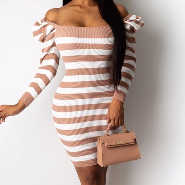 casual dresses winter knitted dress women square collar striped long sleeve slim bodycon elegant sweater vestidos robe, Black;gray
casual dresses winter knitted dress women square collar striped long sleeve slim bodycon elegant sweater vestidos robe, Black;gray