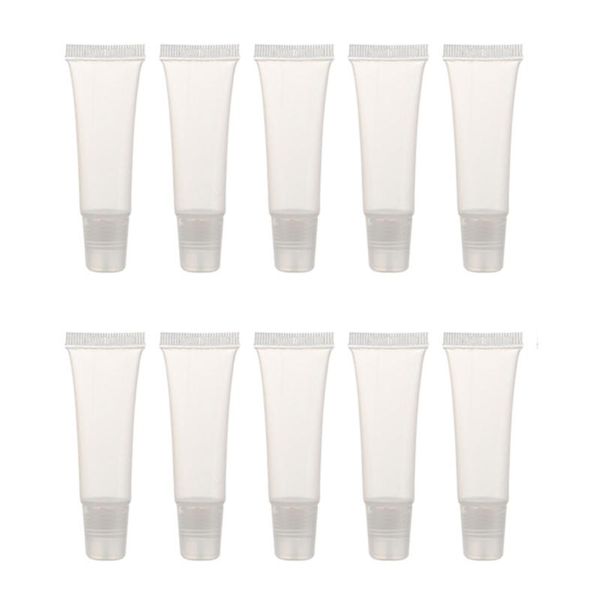 10pcs empty clear cosmetic containers refillable tubes for diy lip gloss squeeze dispensing bottle makeup organizer storage bottles & jars
10pcs empty clear cosmetic containers refillable tubes for diy lip gloss squeeze dispensing bottle makeup organizer storage bottles & jars