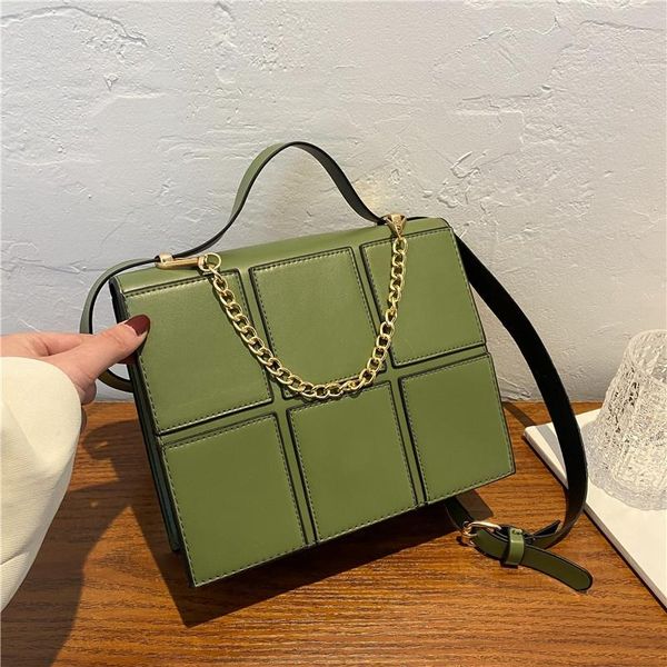 shoulder bags bag for women stitching quilted check handbag solid color women's female 2021 summer
shoulder bags bag for women stitching quilted check handbag solid color women's female 2021 summer