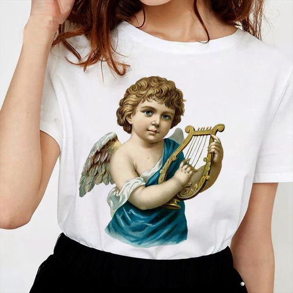 fashion short sleeved white female men t shirts and women kawaii angel wings printed retro harajuku summer casual, White;black
fashion short sleeved white female men t shirts and women kawaii angel wings printed retro harajuku summer casual, White;black