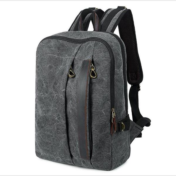 backpack vintage fashion casual canvas men women zipper backpacks shoulder bags classic school bag b-041
backpack vintage fashion casual canvas men women zipper backpacks shoulder bags classic school bag b-041
