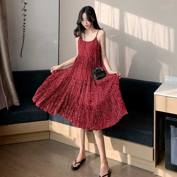 pair it suit denim et with korean version loose wave point and versatile pleated mid long suspender drs, Black;gray
pair it suit denim et with korean version loose wave point and versatile pleated mid long suspender drs, Black;gray