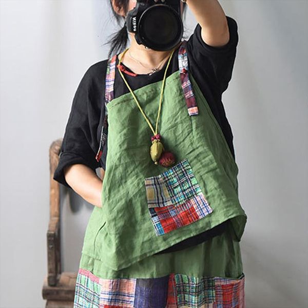 vintage patchwork ramie summer chinese womens tank style loose pockets sleeveless, White
vintage patchwork ramie summer chinese womens tank style loose pockets sleeveless, White