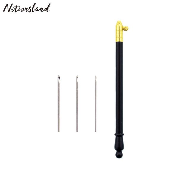 crochet hook with 3 needles set embroidery beading needle tools kit for hand craft sewing knitting accessories notions &, Black
crochet hook with 3 needles set embroidery beading needle tools kit for hand craft sewing knitting accessories notions &, Black