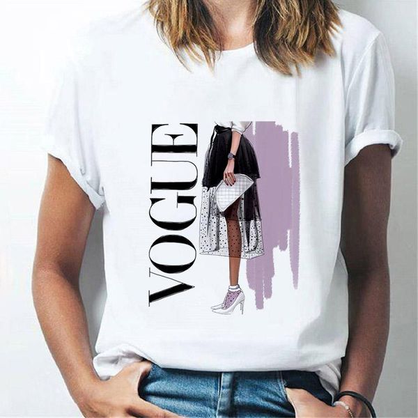women's t-shirt art vogue woman print white casual for female clothing summer graphic aesthetic tee t shirt
women's t-shirt art vogue woman print white casual for female clothing summer graphic aesthetic tee t shirt