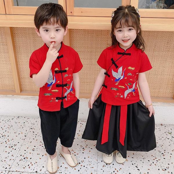 other arts and crafts summer style children's costume embroidery hanfu chinese boys girls costumes in the big suit
other arts and crafts summer style children's costume embroidery hanfu chinese boys girls costumes in the big suit