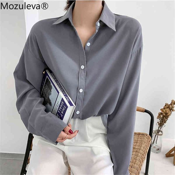 vintage casual blouse for women spring lapel full sleeve female shirts single-breasted ladies blusas femme 210427, White
vintage casual blouse for women spring lapel full sleeve female shirts single-breasted ladies blusas femme 210427, White