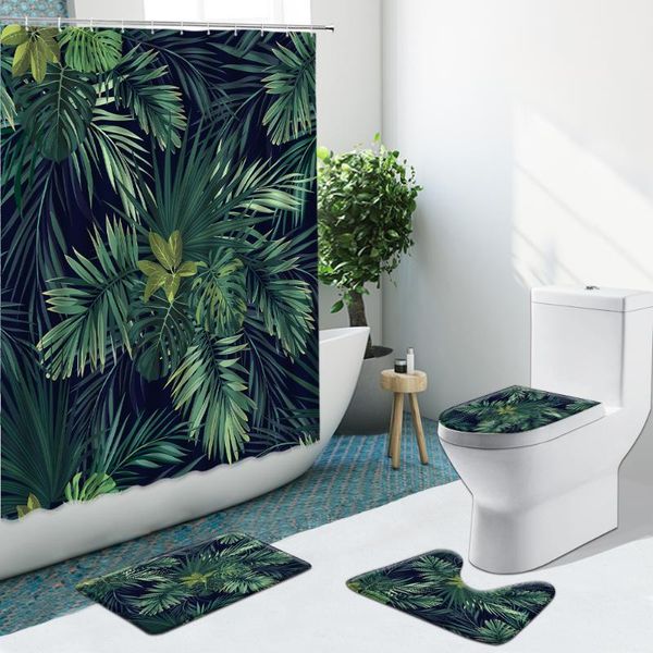 tropical plant palm leaf flower flamingo shower curtain fabric bathroom set non-slip rugs flannel decor toilet carpet with hooks curtains 
tropical plant palm leaf flower flamingo shower curtain fabric bathroom set non-slip rugs flannel decor toilet carpet with hooks curtains