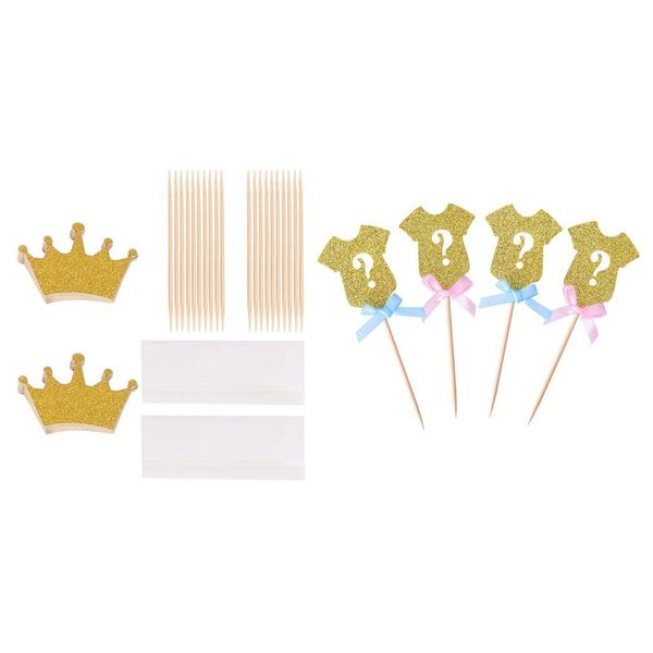 other festive & party supplies 44 pcs cake cupcake er for wedding decoration, 20 crown 24 clothes
other festive & party supplies 44 pcs cake cupcake er for wedding decoration, 20 crown 24 clothes