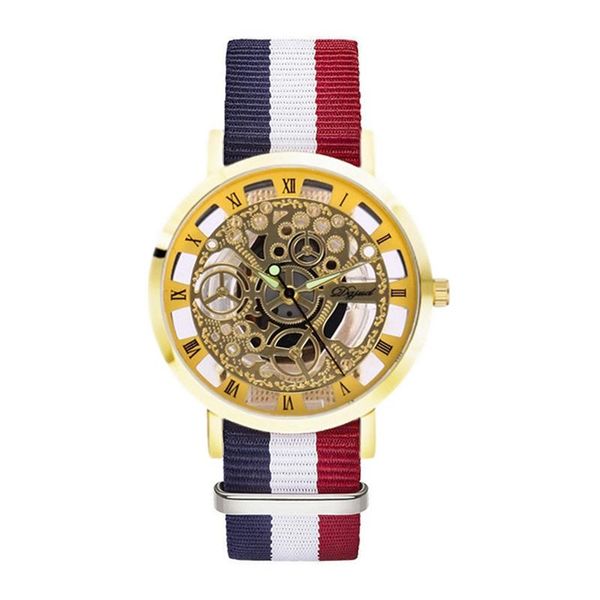 wristwatches chic stylish hollow womens classic quartz nylon strap wrist watch watches women clock relogio feminino gold, Slivery;brown
wristwatches chic stylish hollow womens classic quartz nylon strap wrist watch watches women clock relogio feminino gold, Slivery;brown