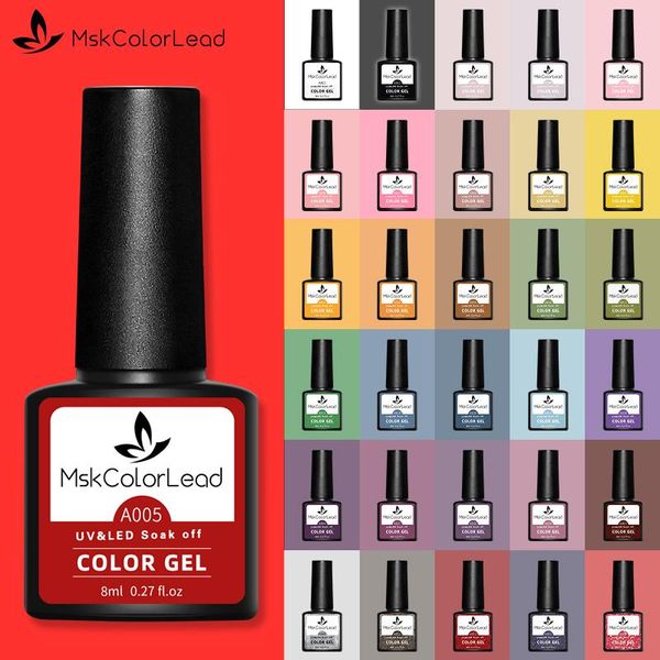 nail gel msk color lead 8ml polish for art manicure semi permanent uv led varnish design, Red;pink
nail gel msk color lead 8ml polish for art manicure semi permanent uv led varnish design, Red;pink